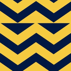 Blue and Yellow Chevron Seamless Pattern