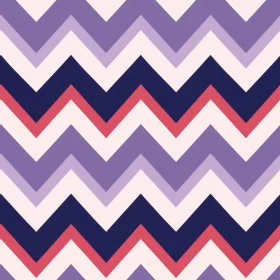 Chevron Vector Pattern in Purple, Pink, and Blue