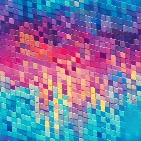Colorful Abstract Squares Background