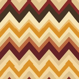 Zigzag Striped Pattern on Transparent Background
