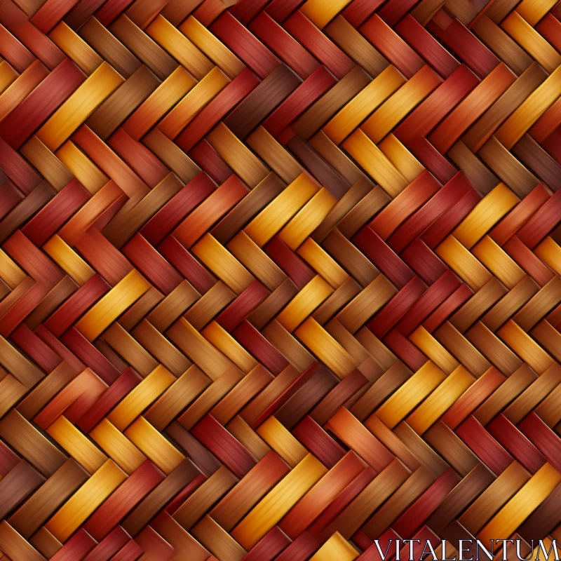 AI ART Detailed Wicker Basket Texture - Natural Materials
