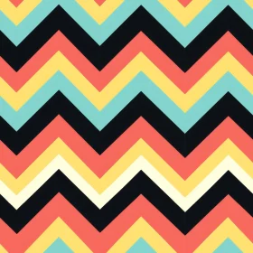 Colorful Chevron Vector Pattern Design