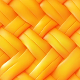 Yellow Wicker Basket 3D Rendering Texture