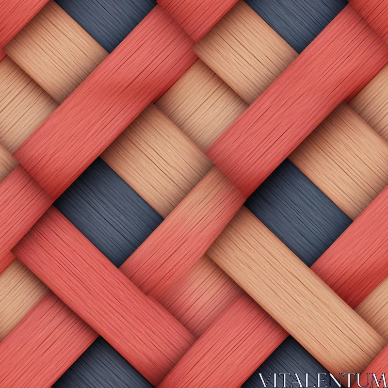 Basket Weave Pattern - Seamless Texture for Websites and 3D Models AI Image