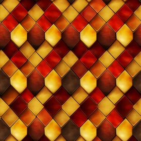 Luxurious Red, Brown, Yellow Tiles Pattern