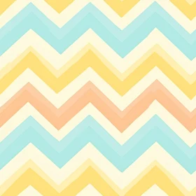 Retro Zigzag Pastel Chevrons Seamless Pattern