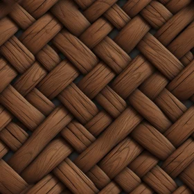 Brown Wicker Basket Texture | Seamless Weave