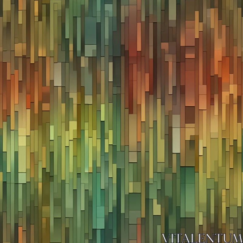 Colorful Abstract Brick Wall Background AI Image