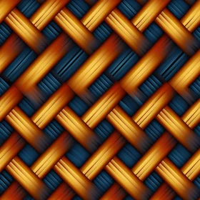Basket Weave Seamless Pattern - 3D Effect