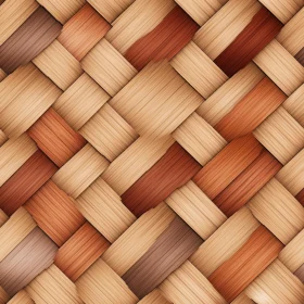 Natural Wood Woven Basket Texture for Backgrounds and Web Design