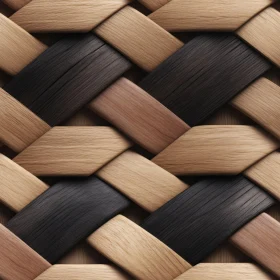 Basket Weave Wood Texture | Seamless Pattern Design