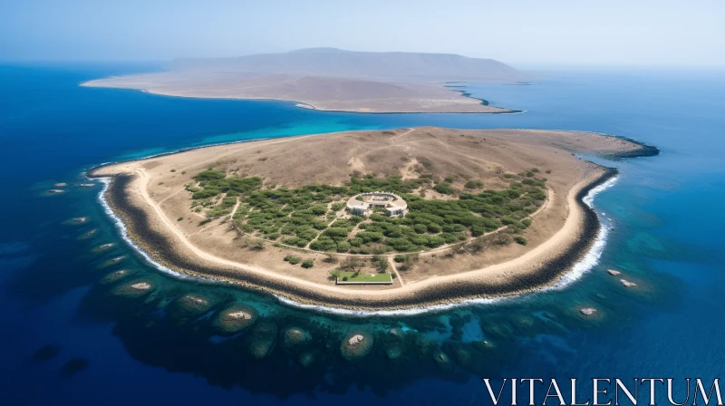 Captivating Island Landscape: A Luxurious Escape AI Image