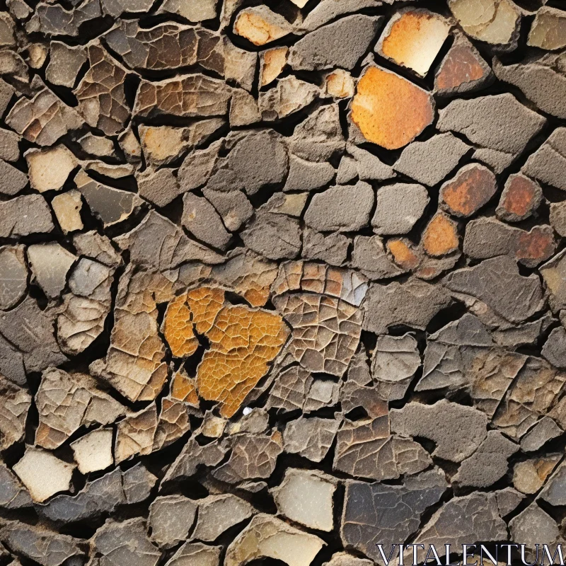 Cracked Earth Texture - Dark Brown Rough Texture AI Image