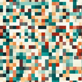 Pixelated Retro Computing Pattern
