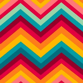 Colorful Zigzag Seamless Pattern for Backgrounds