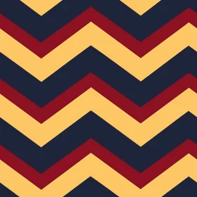 Geometric Zigzag Vector Pattern in Blue, Yellow, and Red