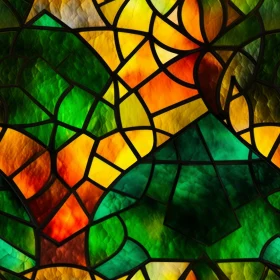 Seamless Stained Glass Window Texture for Websites