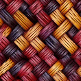 Woven Leather Pattern - Textured Background Design