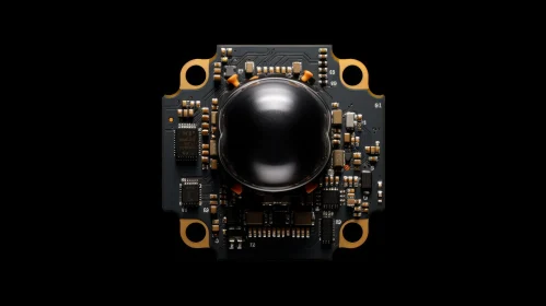 Black and Brown Circuit Board with Camera Lens
