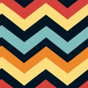 Retro 70s Chevron Pattern