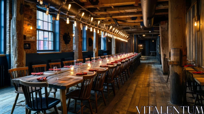 Elegant Feast on a Wooden Table | Rustic Ambiance