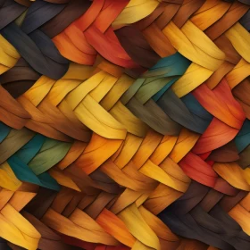 Intricate Woven Palm Leaves Pattern for Backgrounds and Textures
