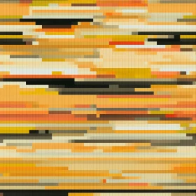 Pixelated Pattern - Warm and Inviting Design