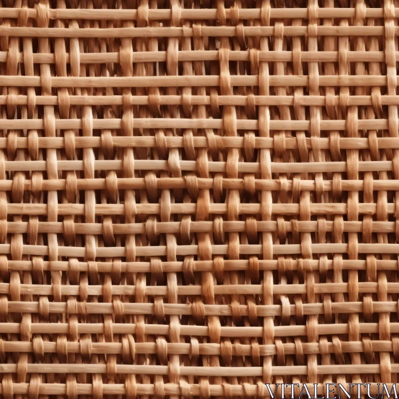 Wicker Basket Texture | Warm and Inviting Pattern AI Image