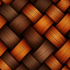 Symmetrical Wood Woven Pattern Background