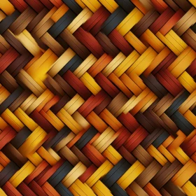 Wicker Basket Texture - Seamless Fibers Pattern
