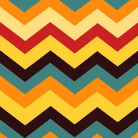 Retro 70s Chevrons Seamless Pattern