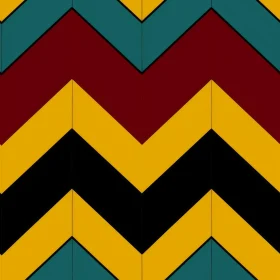 Retro Geometric Chevrons Pattern - Background Design