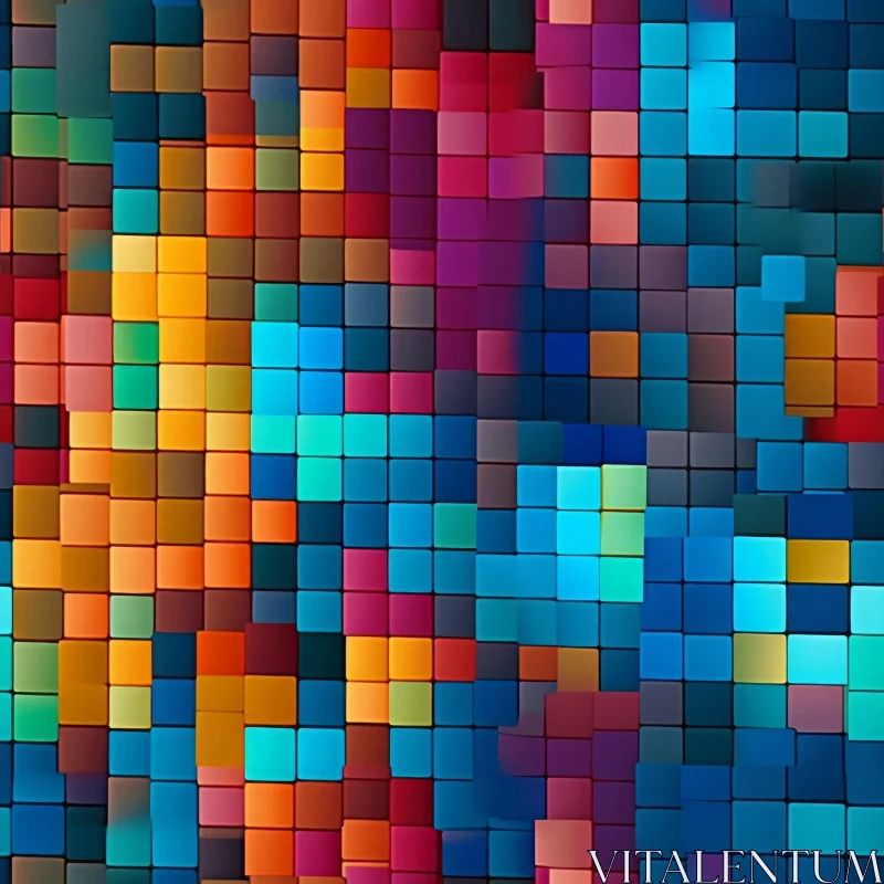AI ART Colorful Abstract Painting Background | Artistic Texture