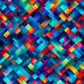 Colorful Squares and Rectangles Pattern