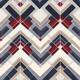 Dynamic Red and Blue Geometric Vector Pattern