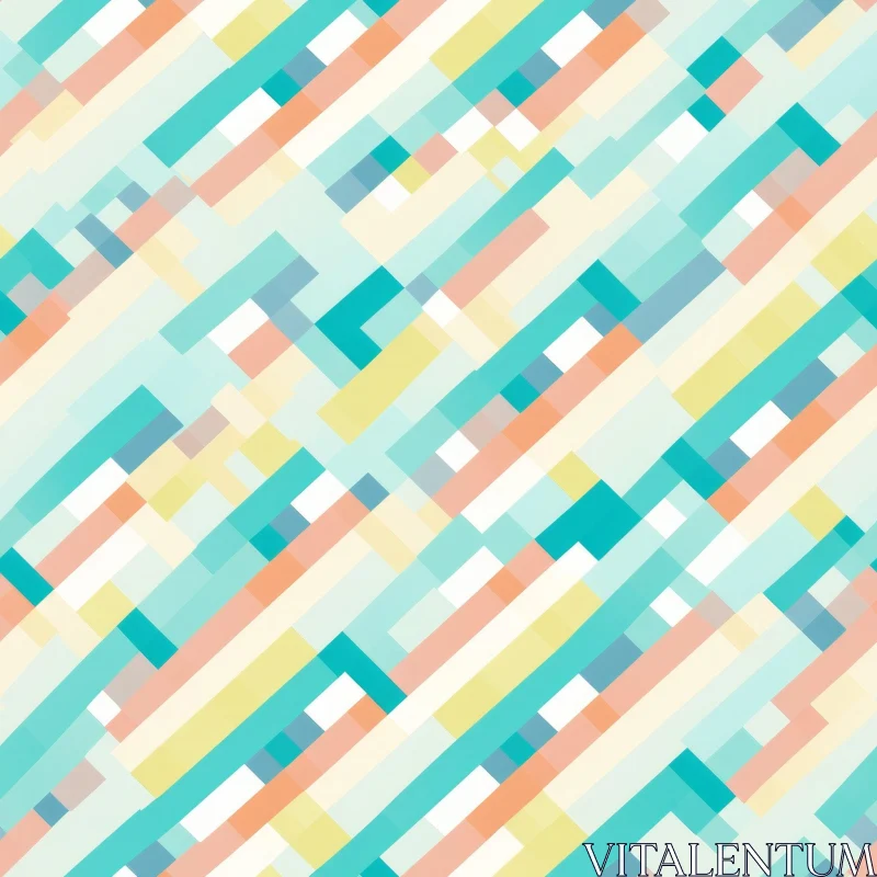 AI ART Pastel Diagonal Stripes Pattern