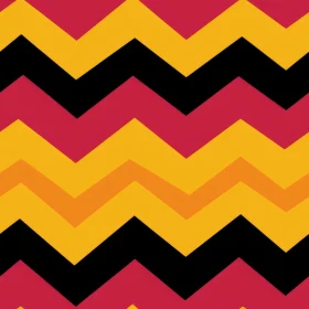 Chevron Vector Pattern - Red Yellow Orange Black Design