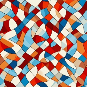 Colorful Geometric Abstract Painting - Harmony and Balance
