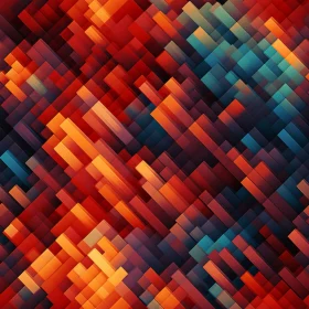 Colorful Brick Geometric Pattern for Backgrounds and Textures