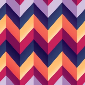 Colorful Zigzag Geometric Pattern for Design Projects