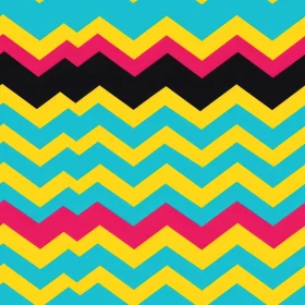 Colorful Chevron Vector Pattern - Versatile Design for Fabric & Decor
