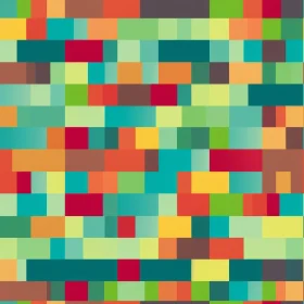 Pixelated Pattern Harmony - 2048x2048 Resolution