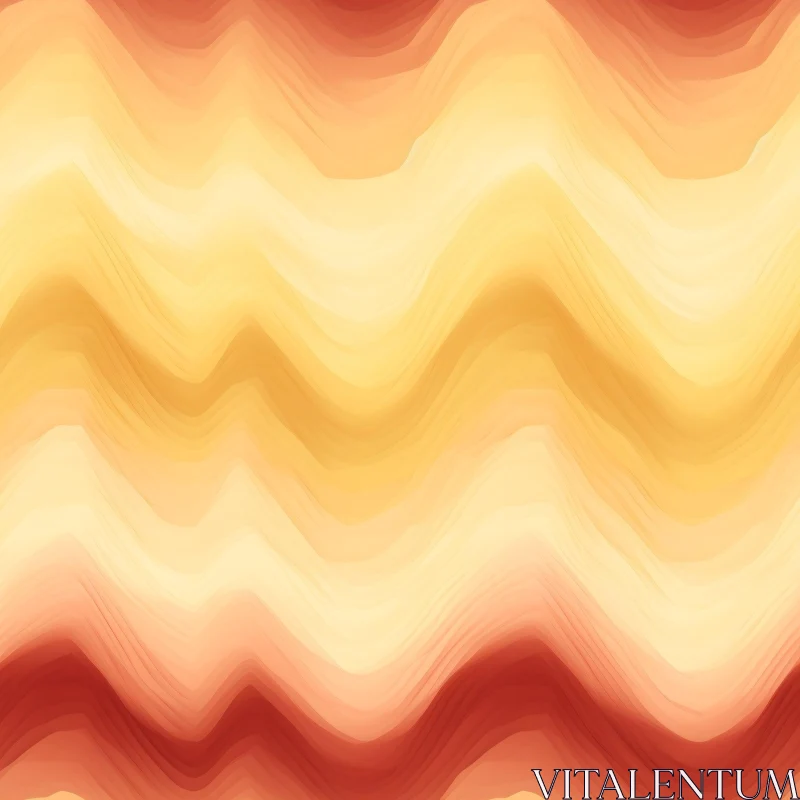 Warm Colors Abstract Wavy Seamless Pattern AI Image