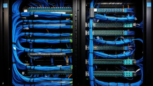 Efficient Data Center Cabling System - Network Devices and Racks
