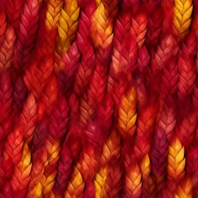 Autumn Leaves Seamless Pattern - Soft Ethereal Design
