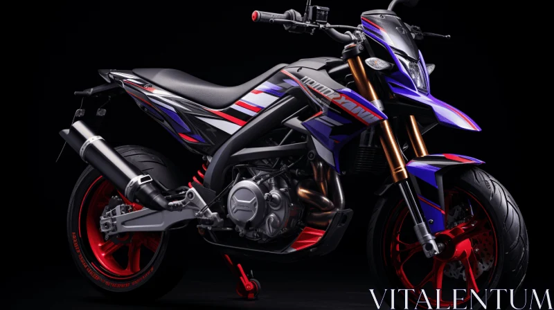 AI ART Captivating Futuristic Motorcycle with Chromatic Waves