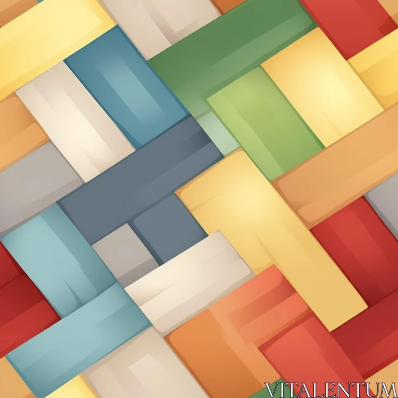 Colorful Geometric Pattern Background AI Image