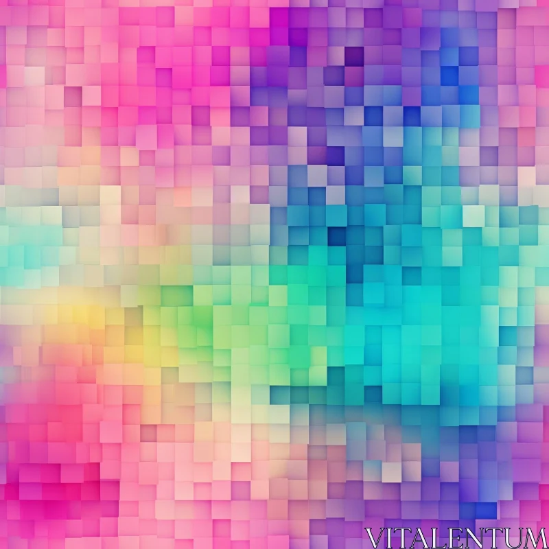 AI ART Colorful Abstract Background - Beauty and Harmony
