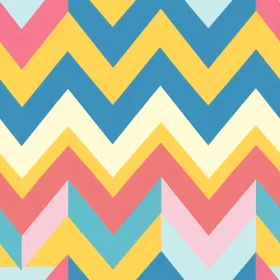 Colorful Zigzag Seamless Pattern for Fabric and Wallpaper