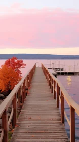 Tranquil Wooden Walkway Leading to a Body of Water | Cottagepunk Naturecore